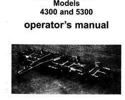 Operator's Manual for Case IH Sprayers model 5300