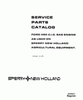 Parts Catalog for FORD Engines model 8