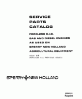 Parts Catalog for FORD Engines model 256