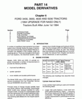 Service Manual for FORD Tractors model 3430