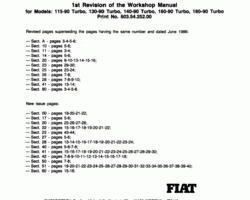 Fiat Allis Tractors model 90 Service Manual