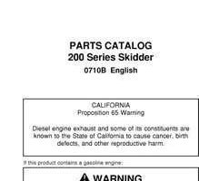 Parts Catalogs for Timberjack model 230 Gs Skidders