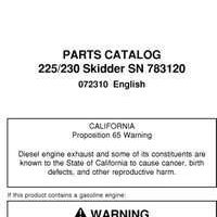 Parts Catalogs for Timberjack model 230 Skidders