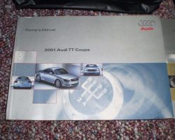 2001 Audi TT Coupe Owner's Manual