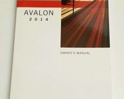 2014 Toyota Avalon Owner's Manual