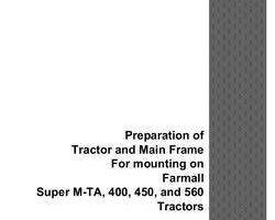 Operator's Manual for Case IH Harvester model 234