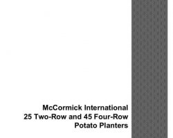 Operator's Manual for Case IH Planter model 25