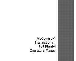 Operator's Manual for Case IH Planter model 658