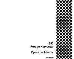 Operator's Manual for Case IH Harvester model 350