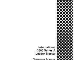 Operator's Manual for Case IH Tractors model 3500