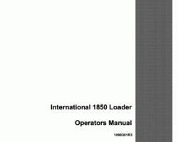 Operator's Manual for Case IH Harvester model 724