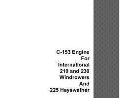 Operator's Manual for Case IH Windrower model 230
