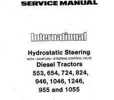 Service Manual for Case IH Harvester model 724