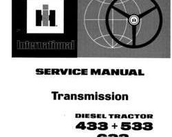 Service Manual for Case IH Harvester model 433