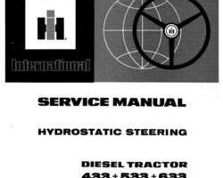 Service Manual for Case IH Tractors model 433