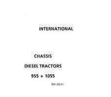 Service Manual for Case IH Tractors model 955