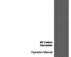 Operator's Manual for Case IH Harvester model 95
