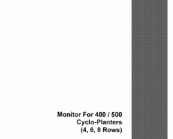 Operator's Manual for Case IH Planter model 500