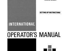 Operator's Manual for Case IH Balers model 3650