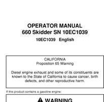 Operators Manuals for Timberjack model 660 Skidders