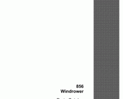 Parts Catalog for Case IH Windrower model 856