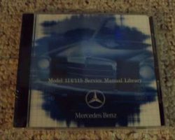 1969 Mercedes Benz 250 & 250C 114 Chassis Service, Electrical & Owner's Manual CD