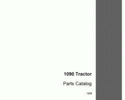Parts Catalog for Case IH Tractors model 1090