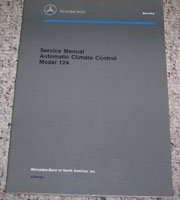 1987 Mercedes Benz 260E Model 124 Automatic Climate Control Service Manual