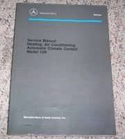 1986 Mercedes Benz 420SEL Model 126 Heating, Air Conditioning & Automatic Climate Control Service Manual