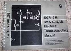 1987 BMW 535i, M5 Electrical Troubleshooting Manual