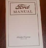 1915 Ford Model T Owner's Manual