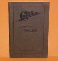1917 Cadillac Type 55 Owner's Manual