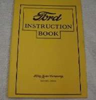 1926 Ford Model T Owner's Manual