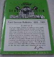 1928 Ford Model AA Truck Service Bulletins Manual