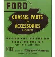 1928 Ford Model A Chassis Parts & Accessories Catalog