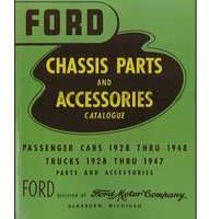 1928 Ford Model AA Truck Chassis Parts & Accessories Catalog