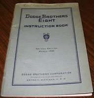 1930 Dodge Eight Owner's Manual