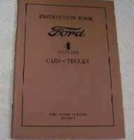 1932 Ford 4 Cylinder Car & Truck Models Owner's Manual