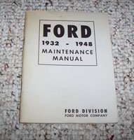 1948 Ford Super Deluxe Models Maintenance Manual