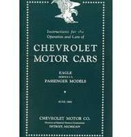 1933 Chevrolet Eagle Model Series CA Owner Operator User Guide Manual