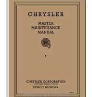 1936 Chrysler Six Service Manual