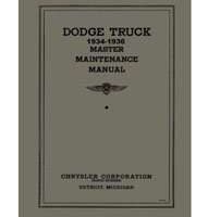 1936 Dodge Truck Service Manual