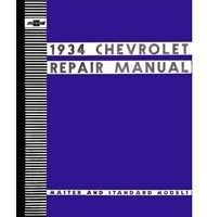 1934 Chevrolet Master & Standard Models Service Manual