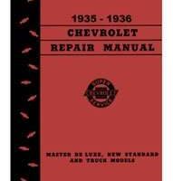 1935Chevrolet Master De Luxe & New Standard Models Service Manual