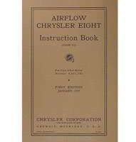 1935 Chrysler Airflow Owner's Manual