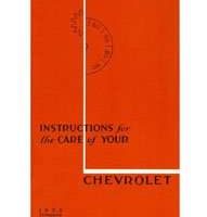 1935 Chevrolet Standard Six Owner's Manual