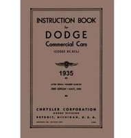 1935 Dodge Trucks Owner's Manual