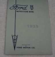 1935 Ford V8 Models Owner's Manual
