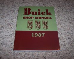 1937 Buick Roadmaster Shop Service Manual