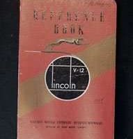1937 Lincoln Zephyr Owner's Manual